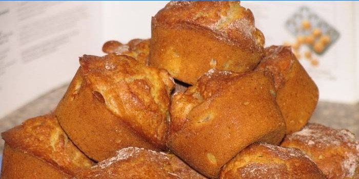 Küpsetatud keefiri tainas muffinid