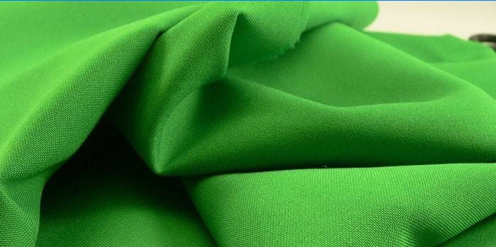 Roheline Gabardiini kangas
