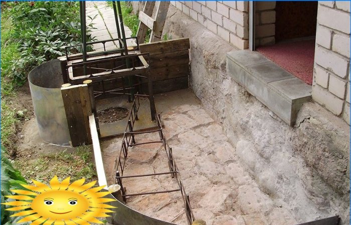 Kuidas õigesti betoneerida veranda raadiuse astmetega
