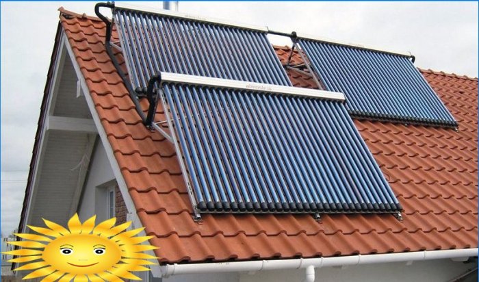 Vaakum päikesekollektor kodu kütmiseks