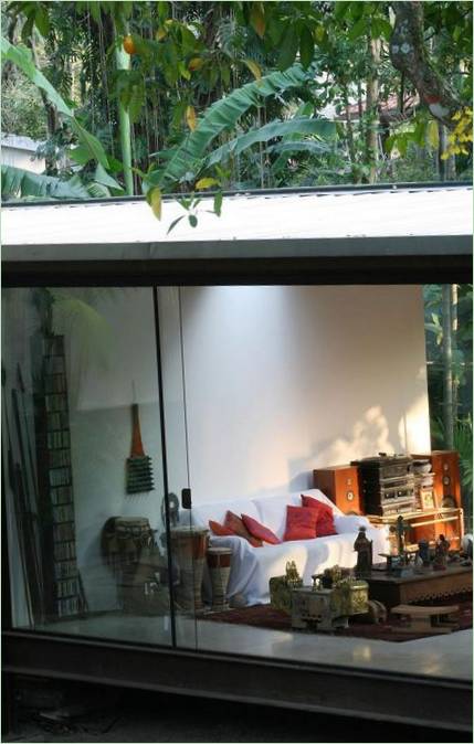 Hämmastav klaasist maja House Varanda Rio de Janeiros, Brasiilias